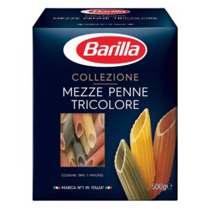 Barilla Mezze Penne Tricolore