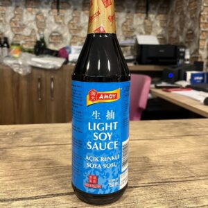 Amoy Açık Renkli Soya Sosu 750 ml – Orijinal Hong Kong Light Soy Sauce (Mavi Seri)