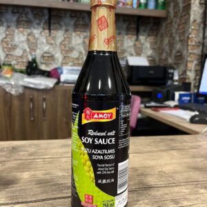 Amoy Tuzu Azaltılmış Soya Sosu 750 ml – %25 Less Salt Reduced Salt Soy Sauce