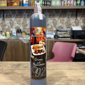Mengazzoli Crema di Balsamico 92 Balzamik Sos – Şef Tipi Profesyonel Glaze