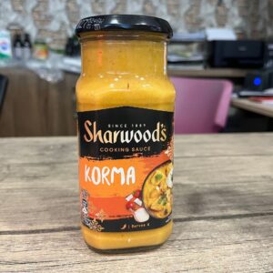 Sharwood's Cooking Sauce Korma – Kremalı & Hindistan Cevizli Hint Pişirme Sosu
