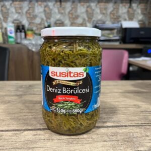 Susitas Deniz Börülcesi Konservesi (Net: 660 g / Süzme: 350 g) – Ayıklanmış Ege Mezesi
